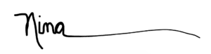 alt="A blog written by Nina Zapala."